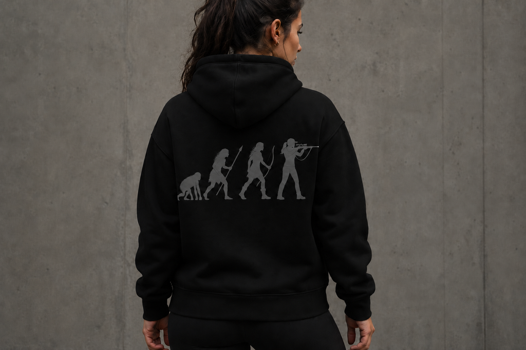 Hoodie Évolution Chasseuse Carabine