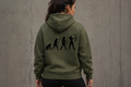 Hoodie Évolution Chasseuse Arc