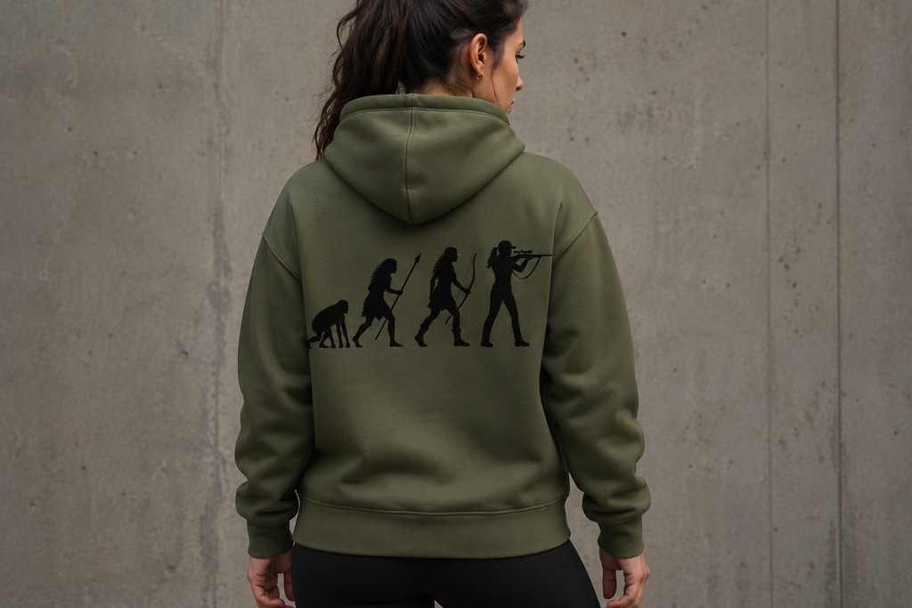 Hoodie Évolution Chasseuse Carabine